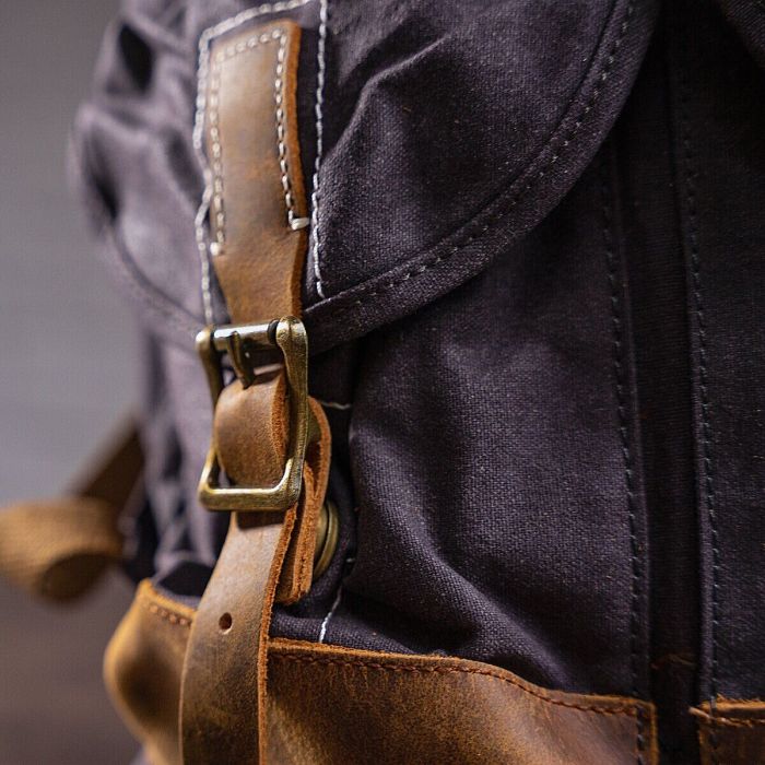 Походный рюкзак canvas Vintage 20110 Серый