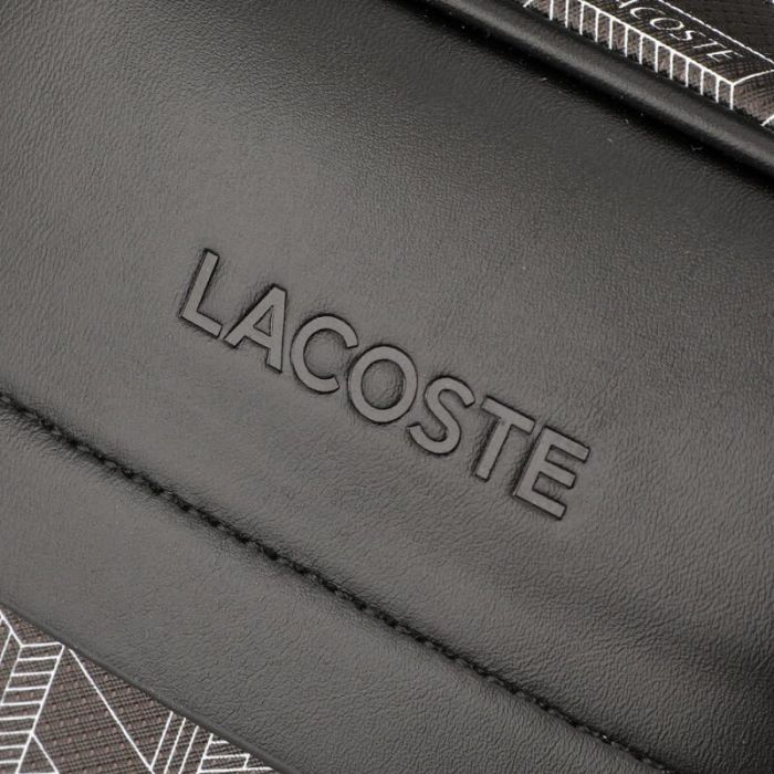 Сумка через плече Lacoste Monogram чорний