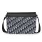 Сумка Dior Saddle Messenger чоловіча Black/Blue