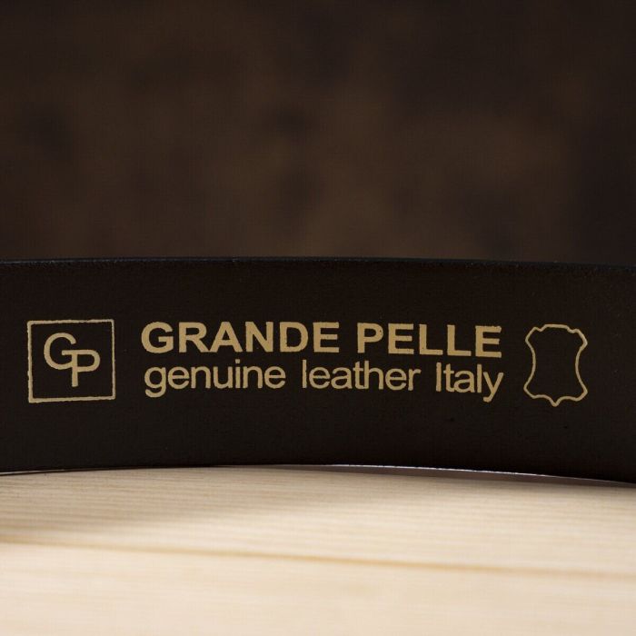 Ремень мужской GRANDE PELLE 11028 под джинсы Коричневый