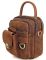 Сумка мужская Vintage 14416 в винтажном стиле Коричневая