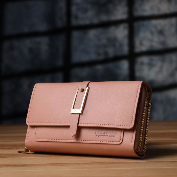 Женский клатч на плечо из экокожи Vintage sale_15144 Розовый