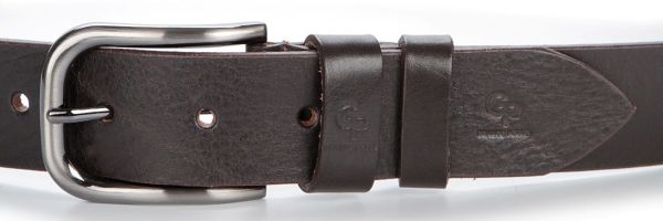 Ремень мужской GRANDE PELLE 00779 под джинсы Коричневый