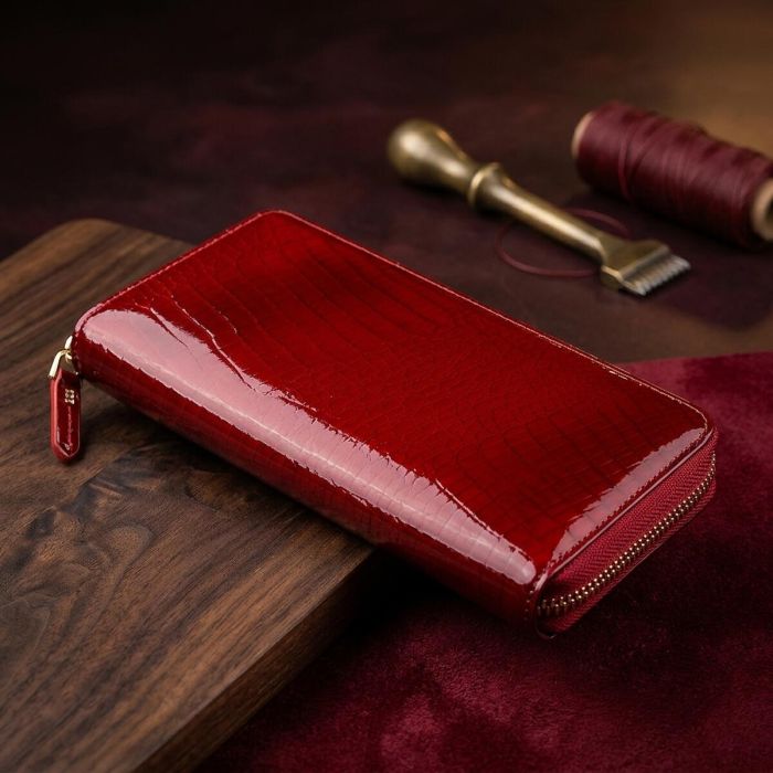 Гаманець жіночий ST Leather 18436 (S7001A) місткий Червоний