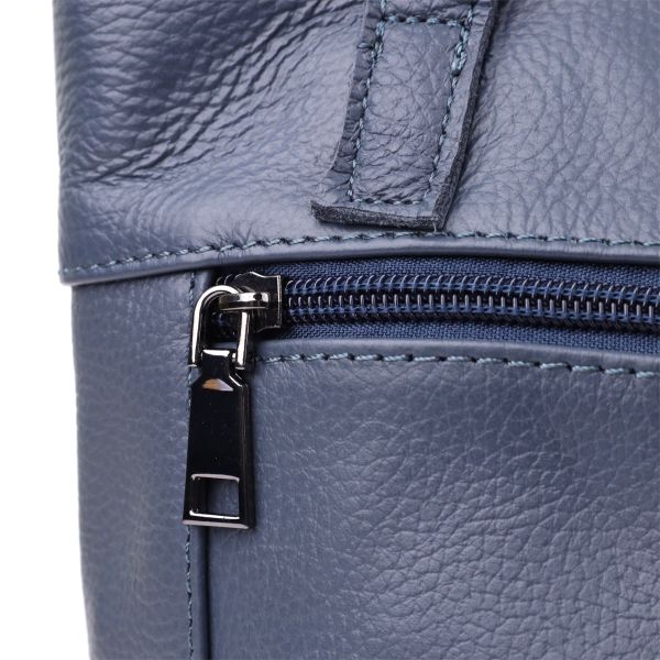 Красивая женская сумка из натуральной кожи Vintage 22995 Синий