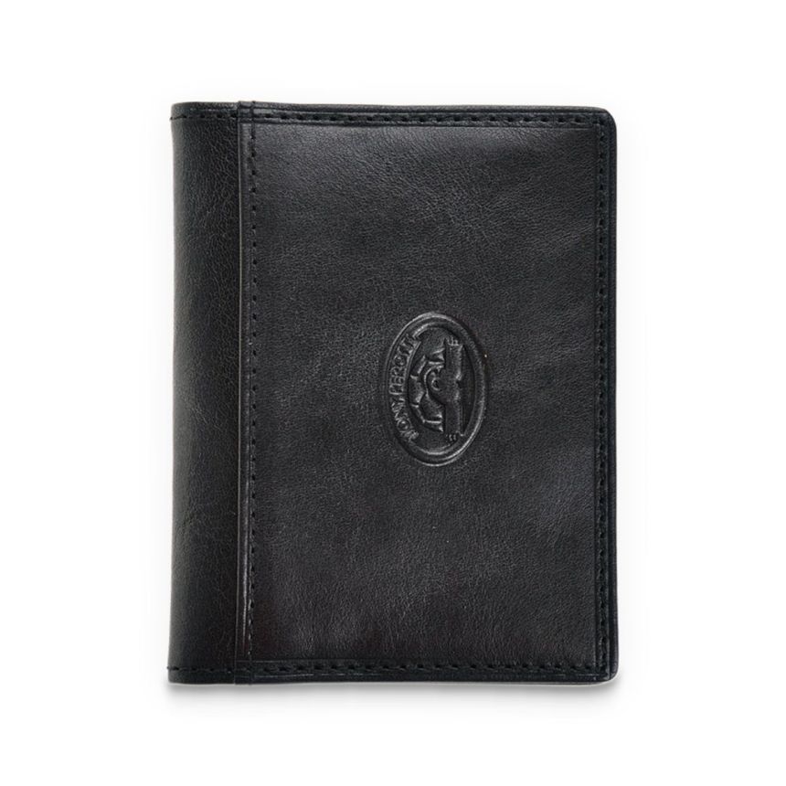 Глянцева кредитниця з натуральної шкіри бика Tony Perotti 20989_1 (1034n nero) Чорний