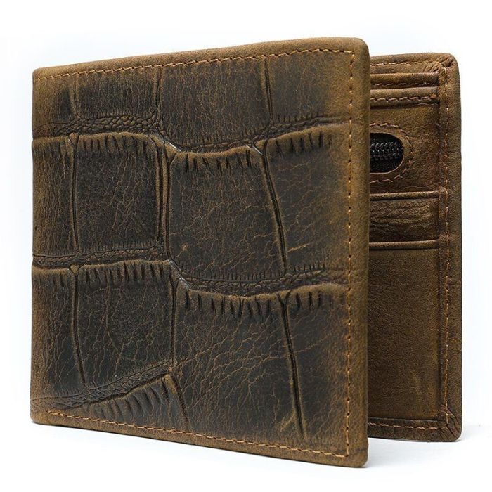 Мужской бумажник для карт купюр и документов Vintage 20042 Коричневый