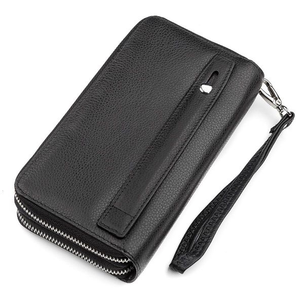 Мужской кошелек ST Leather 18451 (ST127) натуральная кожа Черный