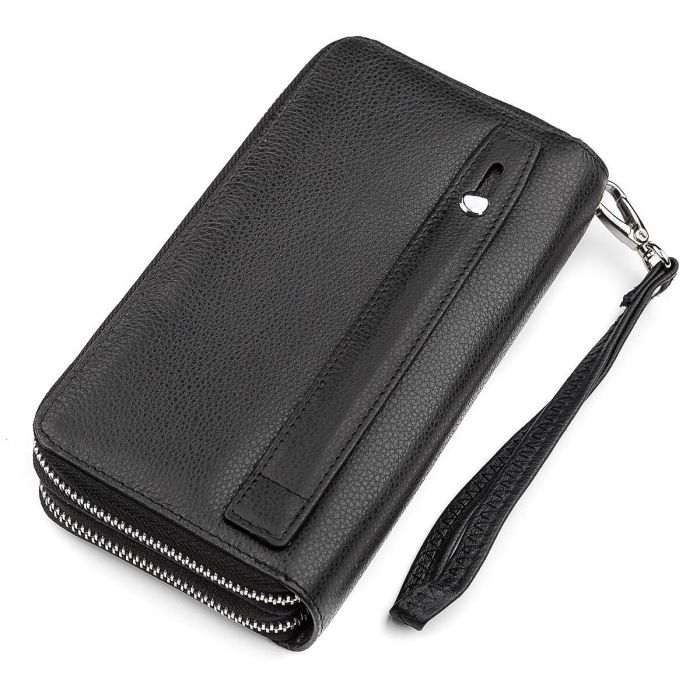 Мужской кошелек ST Leather 18451 (ST127) натуральная кожа Черный