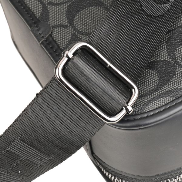 Сумка Coach Charter Slim Crossbody Black/Grey чоловіча