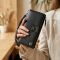 Лаконичный женский вертикальный кошелек-клатч из натуральной кожи ST Leather 22537 Черный