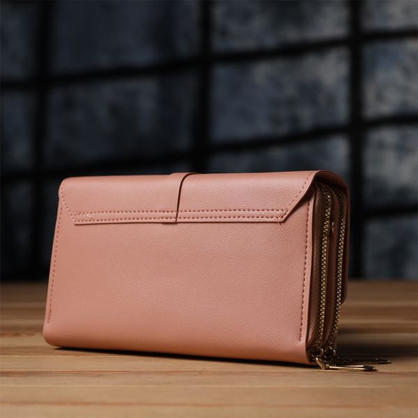 Женский клатч на плечо из экокожи Vintage sale_15144 Розовый