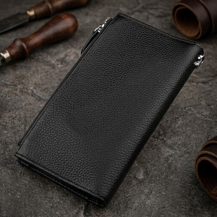 Кошелек ST Leather 18383 (ST420) надежный Черный