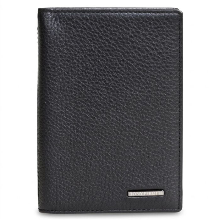 Обкладинка на паспорт Tony Perotti New Contatto 3550 nero (90578) Чорна