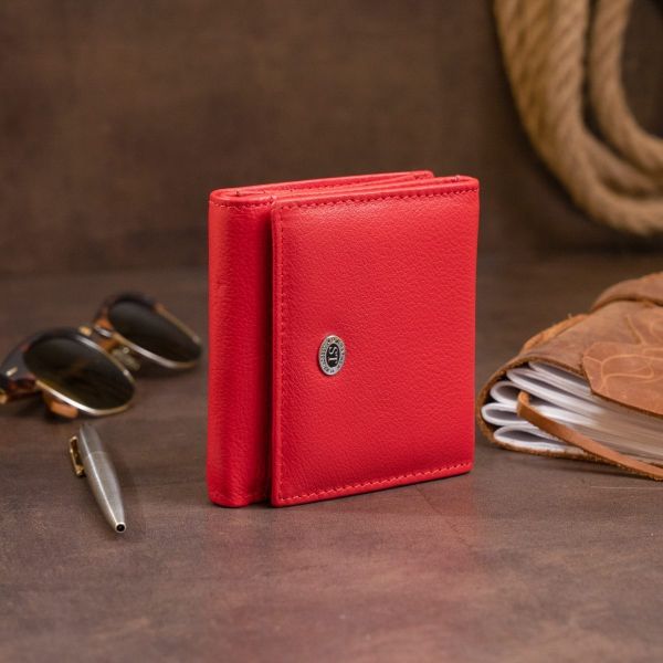 Компактный кошелек женский ST Leather 19259 Красный
