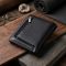 Женский кошелек в классическом черном цвете из натуральной кожи ST Leather 19466 Черный