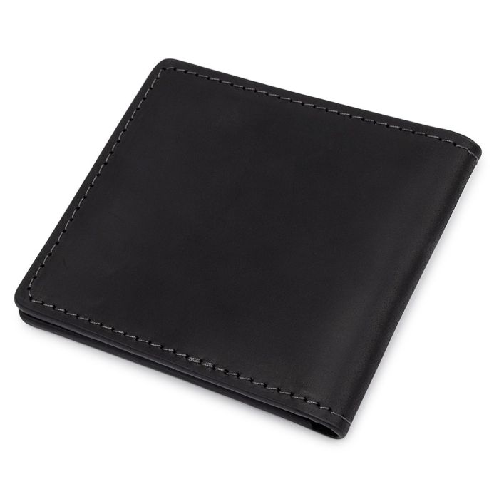 Кожаная матовая обложка для удостоверения GRANDE PELLE 11525 Черный