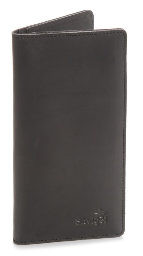 Кошелек SHVIGEL из винтажной кожи 13794 Черный