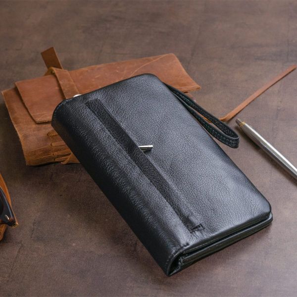 Клатч из кожи женский ST Leather 19316 Черный