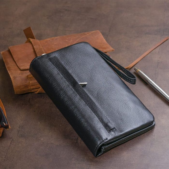 Клатч из кожи женский ST Leather 19316 Черный