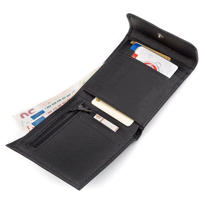 Кошелек ST Leather 18313 (ST155) кожаный Черный