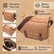 Велика сумка для ноутбука з клапаном із текстилю 21242 Vintage Коричнева