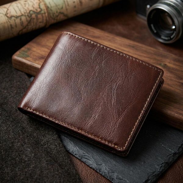 Кошелек мужской Vintage 14374 Коричневый
