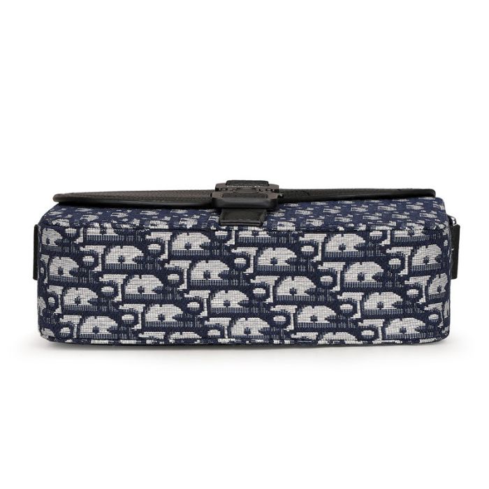 Сумка Dior Saddle Messenger чоловіча Black/Blue