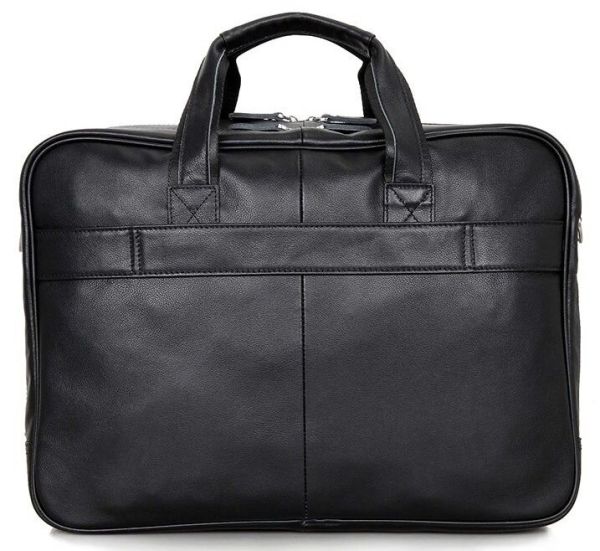 Сумка мужская Vintage 14398 для ноутбука 17 дюймов Черная
