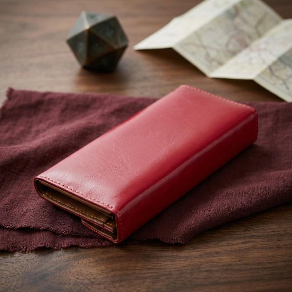 Кошелек женский из гладкой экокожи KIVI 19071 Малиновый