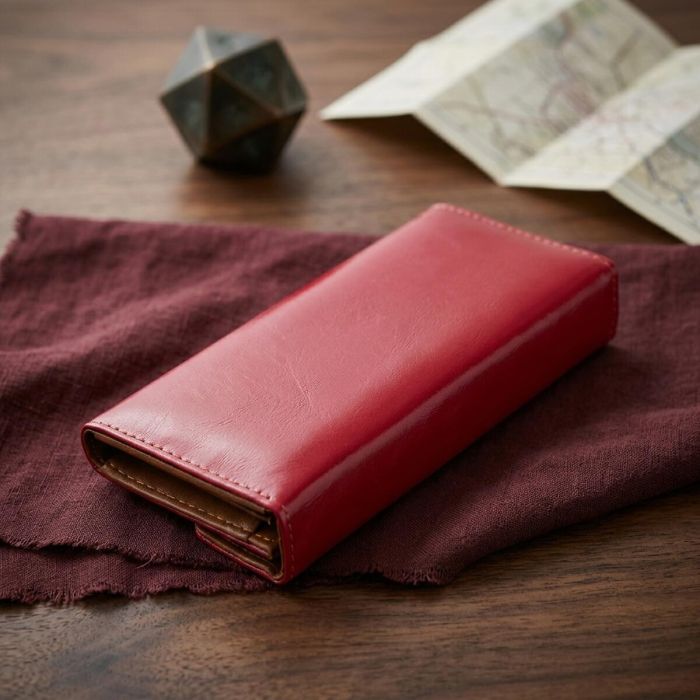 Кошелек женский из гладкой экокожи KIVI 19071 Малиновый