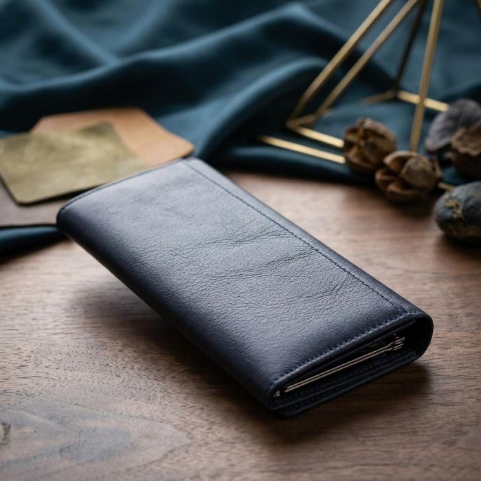 Женский кошелек с внешним отделением ST Leather 18895 Синий