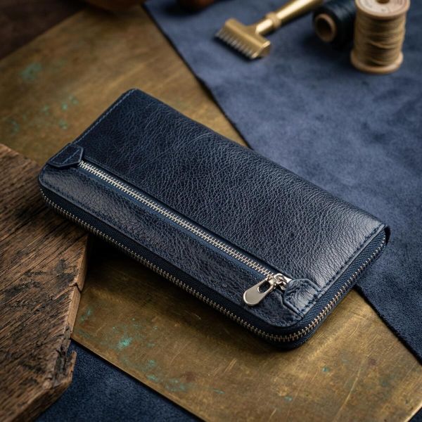 Вертикальний жіночий гаманець-клатч ST Leather 18864 Синій