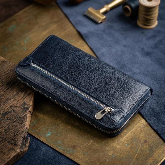 Вертикальний жіночий гаманець-клатч ST Leather 18864 Синій