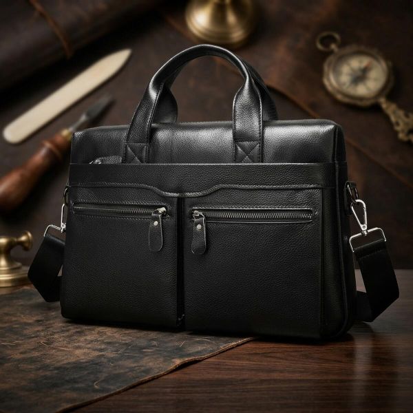 Сумка мужская Vintage 14579 Черная
