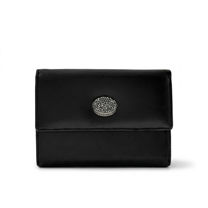 Женский кошелек Tony Perotti Swarovski 500N nero (90017) Черный