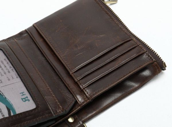 Кошелек универсальный Vintage 14682 Темно-коричневый