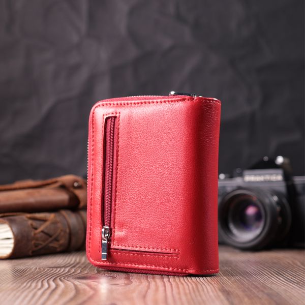 Кошелек для женщин яркого цвета из натуральной кожи ST Leather 22552 Красный