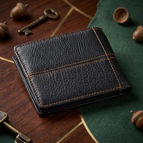 Кошелек мужской Vintage 14227 Черный