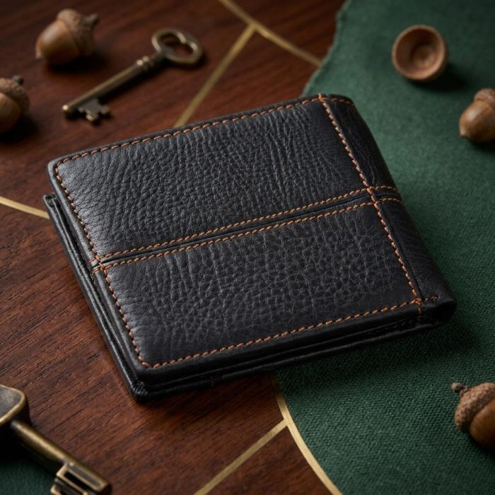 Кошелек мужской Vintage 14227 Черный