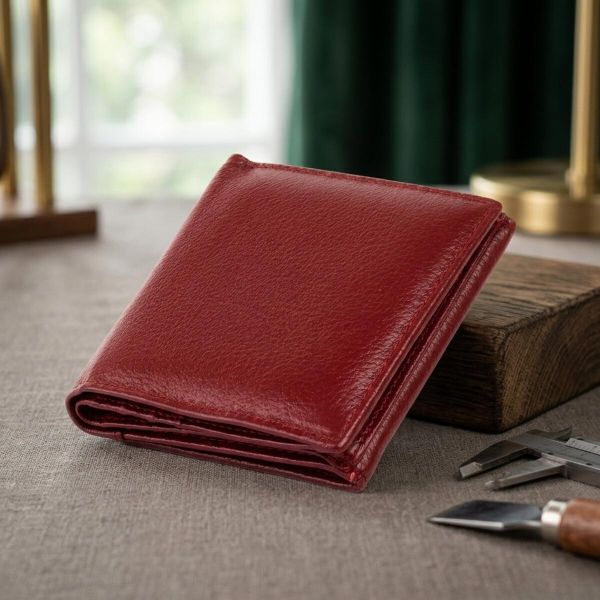 Компактный кошелек женский ST Leather 19257 Бордовый