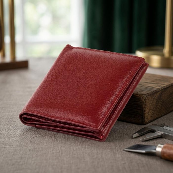 Компактный кошелек женский ST Leather 19257 Бордовый