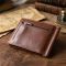 Удобный зажим для денег из натуральной гладкой кожи ST Leather 19427 Коричневый