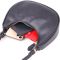 Модная женская сумка-хобо из натуральной гладкой кожи 21288 Vintage Черная