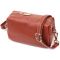 Оригинальная женская сумка с двумя ремнями из натуральной кожи Vintage 22273 Коричневый