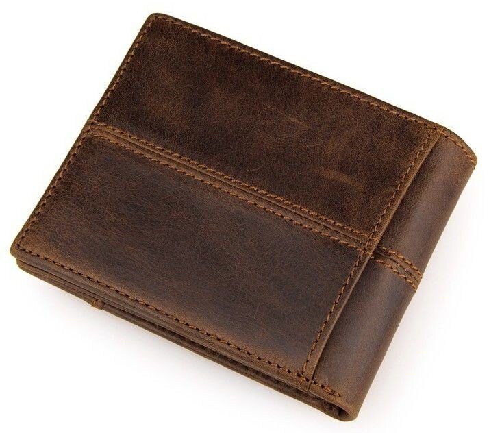 Кошелек мужской Vintage 14225 Коричневый