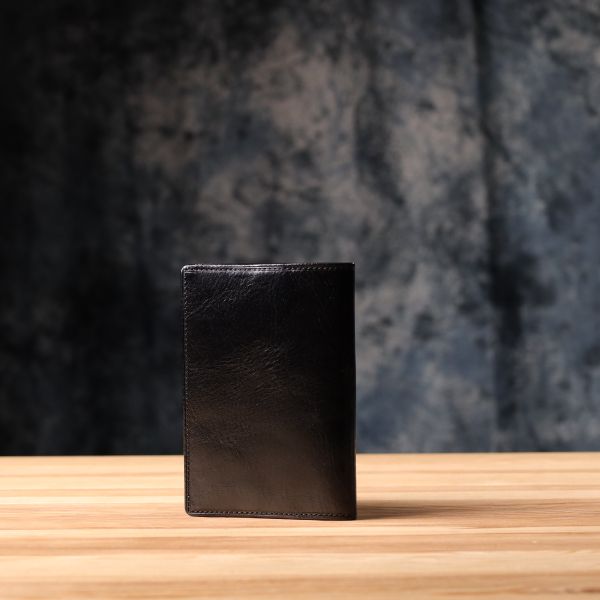 Красивая обложка на паспорт из глянцевой натуральной кожи Tony Perotti 20891_1 (1597 nero) Черный