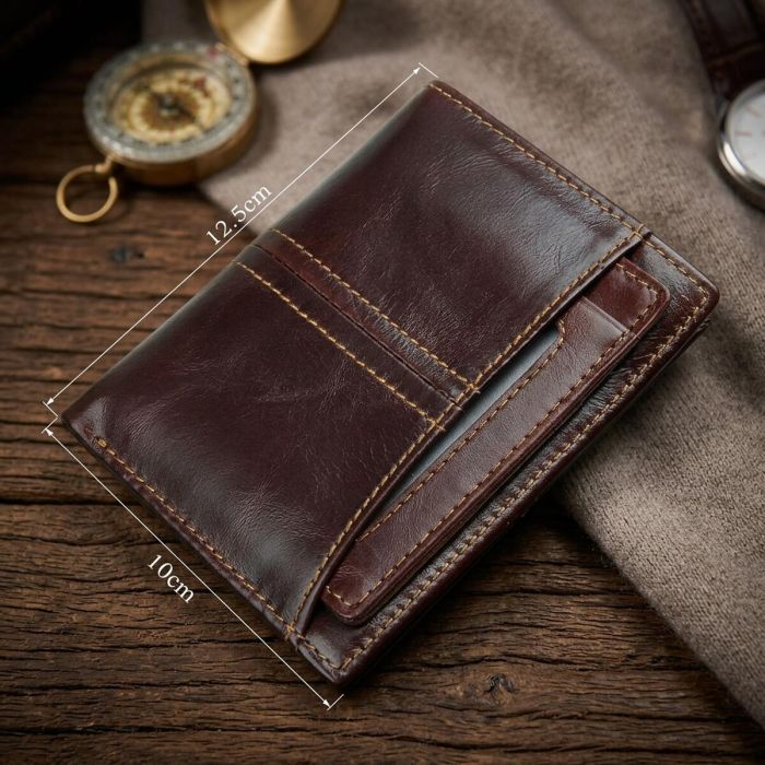 Кошелек мужской Vintage 14373 Коричневый