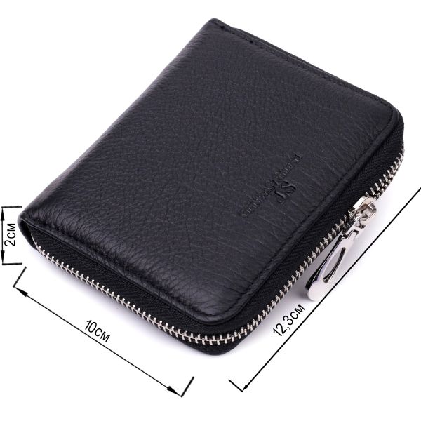 Женский отменный кошелек из натуральной кожи ST Leather 22449 Черный