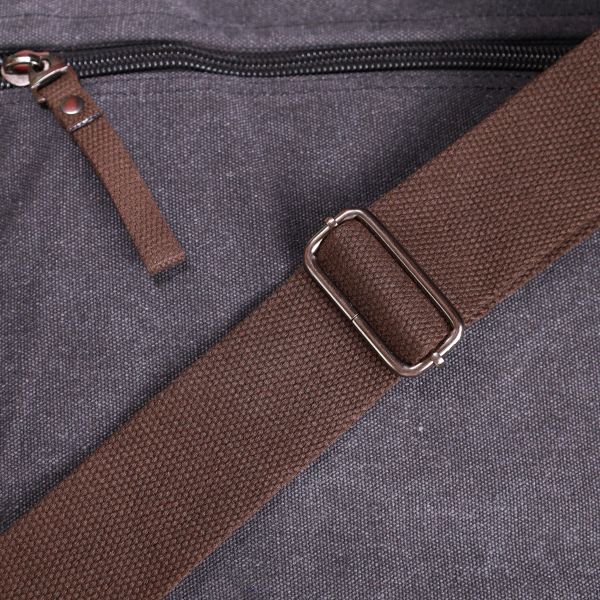 Сумка через плечо для ноутбука 13" из плотного текстиля Vintage 22200 Черный